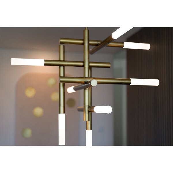 Cass Chandelier (Natural Brass) Lifestyle 17